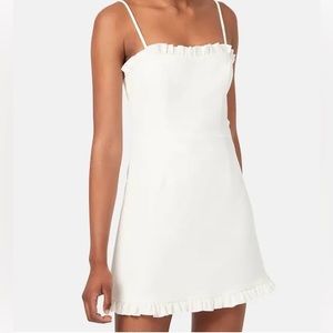 French Connection Womens Whisper Frill Dress